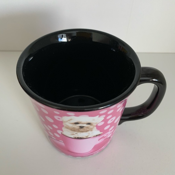 Keith Kimberlin Mug Coffee Puppy Polka Dot Bubbles - Picture 4 of 4